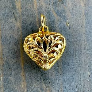 14k Gold Heart Pendant